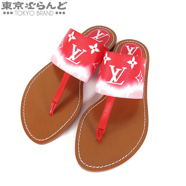 LOUIS VUITTON ルイヴィトン モノグラム エスカルパルマ レッド LOUIS VUITTON ルイヴィトン モノグラム エスカルパルマ レッド