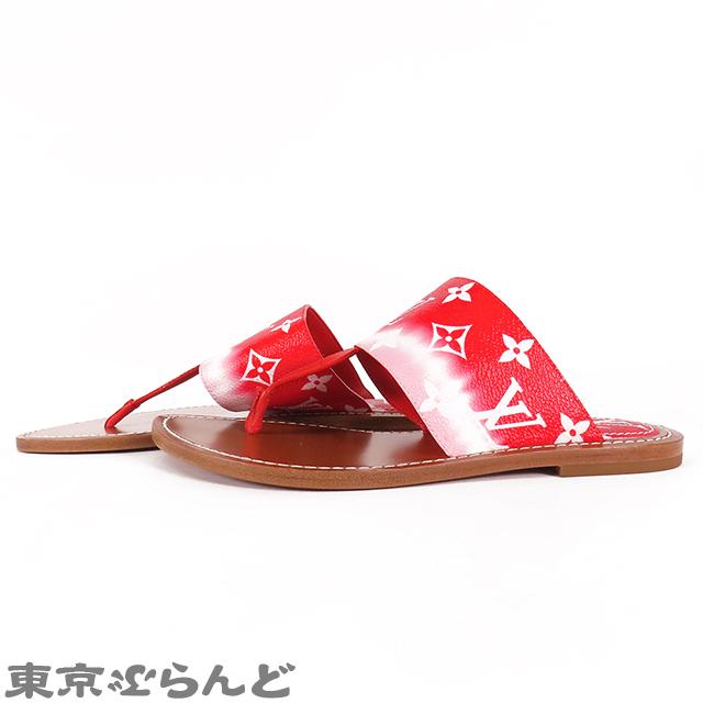 LOUIS VUITTON ルイヴィトン モノグラム エスカルパルマ レッド LOUIS VUITTON ルイヴィトン モノグラム エスカルパルマ レッド