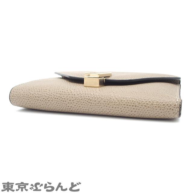 ヴァレクストラ 三つ折り財布 V9E05　028　000W Valextra ヴァレクストラ 3つ折り財布 小銭入れ付き/ISIDE イジィデ