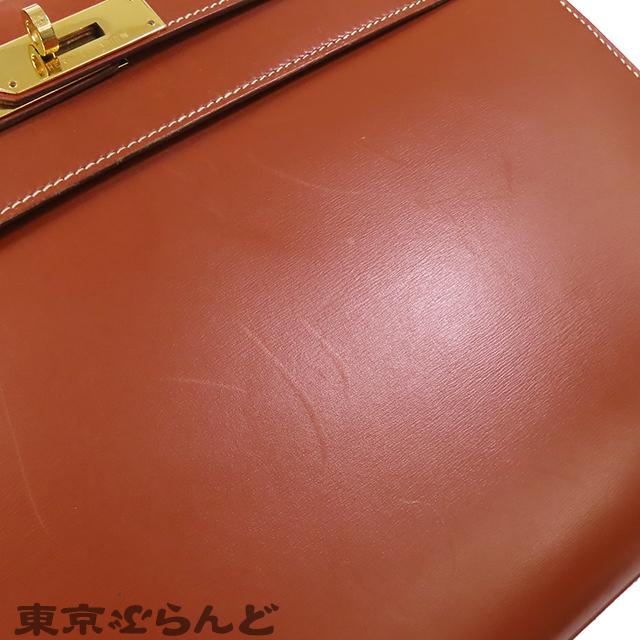 HERMES エルメス ケリー 32 〇X刻印 茶 フォーブ ゴールド金具 HERMES エルメス ケリー 32 〇X刻印 茶 フォーブ ゴールド金具