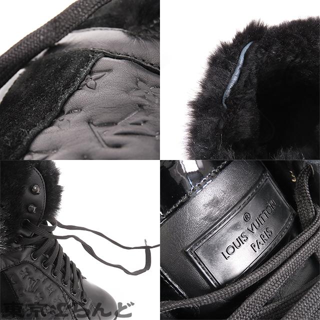 LOUIS VUITTON ルイヴィトンファーハイカットロゴスニーカー LOUIS VUITTON（ルイ・ヴィトン） ファー付き ハイカット スニーカー