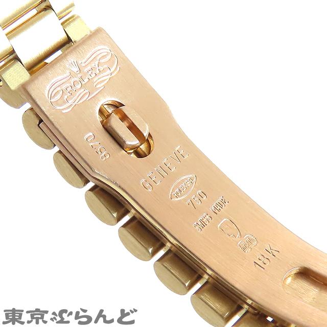 ロレックス ROLEX デイトジャスト 69138G X番 シャンパン K18YG ダイヤモンド 10PD ダイヤベゼル プレジデントブレス 腕時計 レディース 自動巻 101702375｜tokyobrand｜08