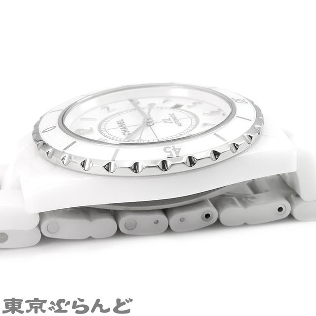 シャネル CHANEL J12 H2981 ホワイト セラミック SS デイト 腕時計 メンズ 自動巻 オートマチック 仕上済 101702891｜tokyobrand｜07