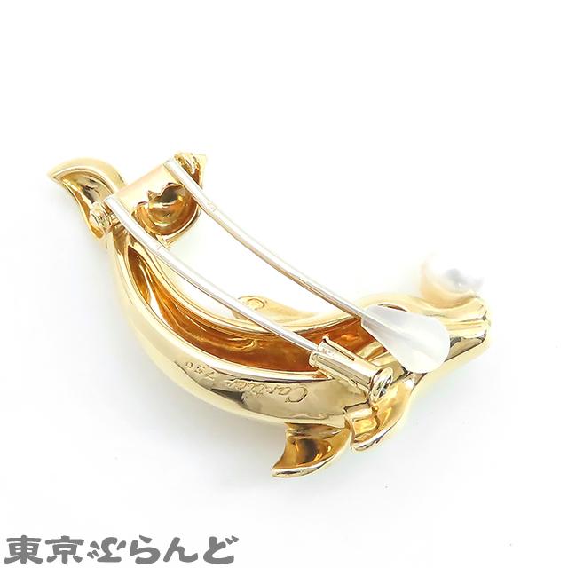 Cartier（カルティエ） オルフィー イルカ ブローチ K18YG K18WG