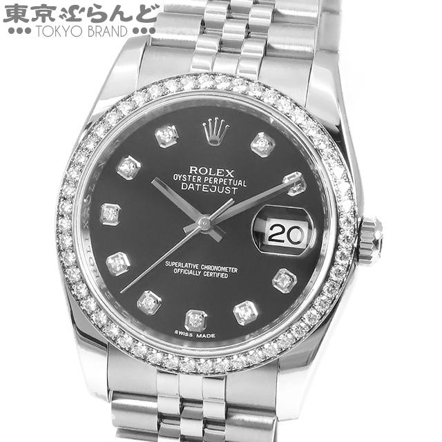 ROLEX（ロレックス） デイトジャスト 116244G ランダム番 ブラック SS