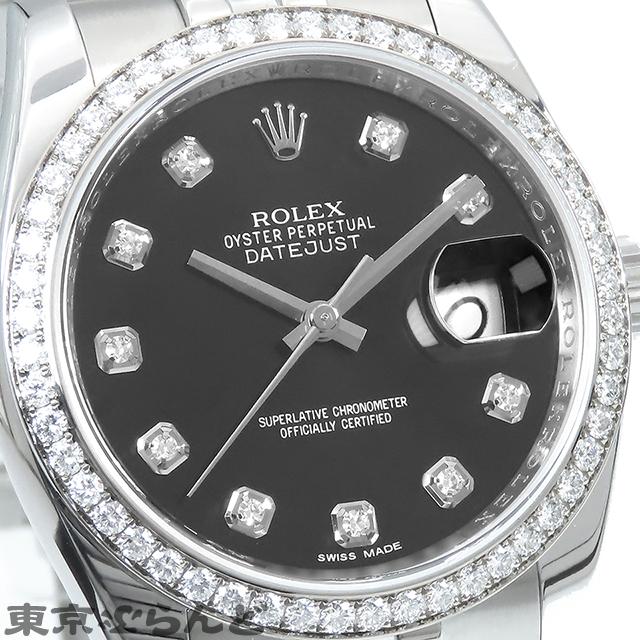 ROLEX（ロレックス） デイトジャスト 116244G ランダム番 ブラック SS