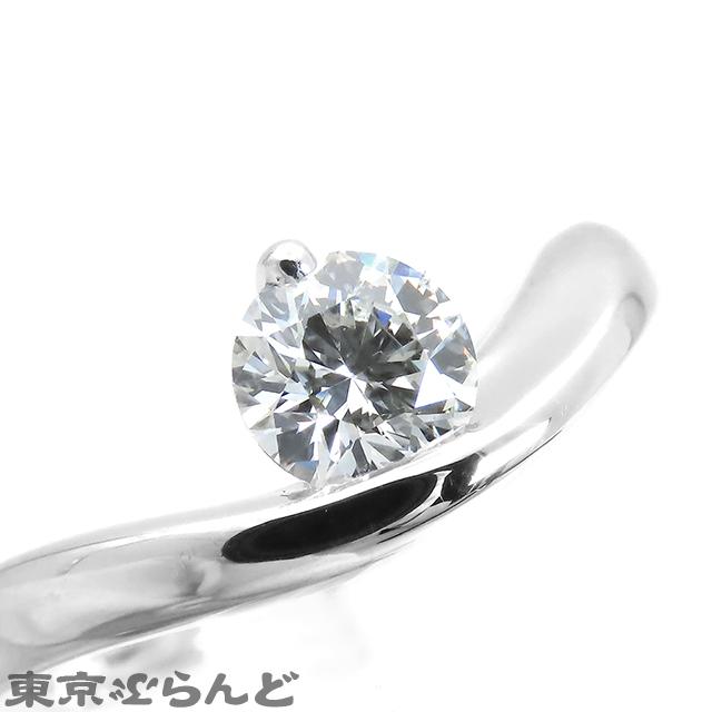タサキ TASAKI ダイヤモンド リング Pt1000 7号相当 0.58ct H