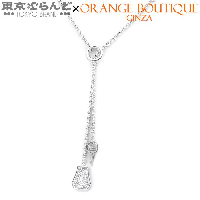 HERMES エルメス ケリークロシェット PM ペンダント K18WG  