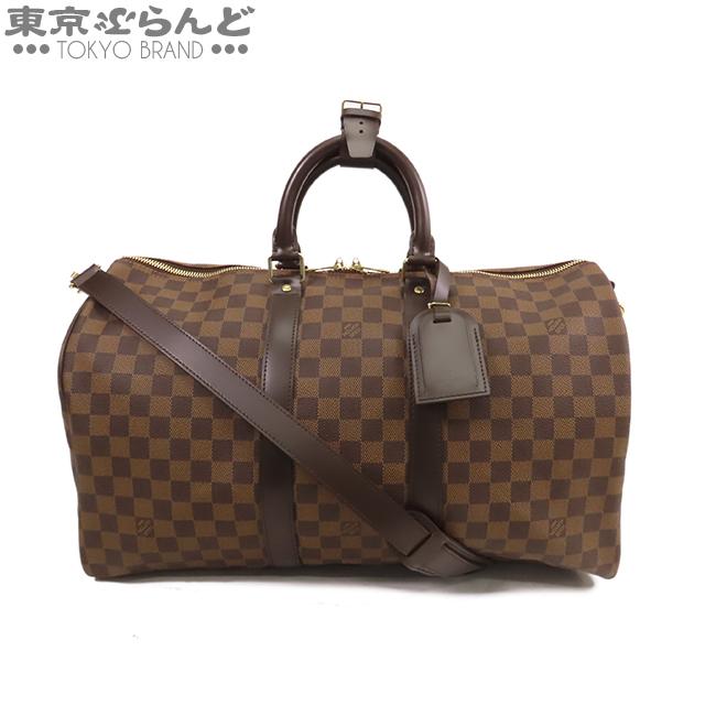 ねね　ルイ・ヴィトン　ダミエ　キーポル・バンドリエール45 N41428 LOUIS VUITTON（ルイ・ヴィトン） キーポル バンドリエール45 N41428
