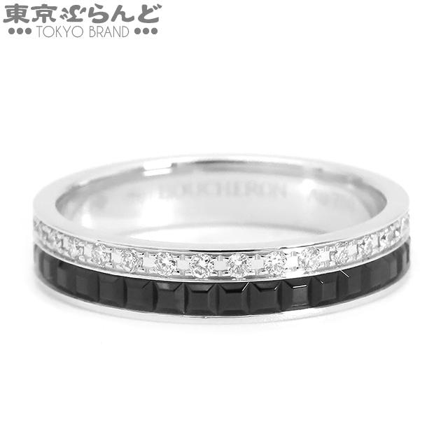 BOUCHERON ブシュロン キャトル ブラック リング ハーフ JAL00227