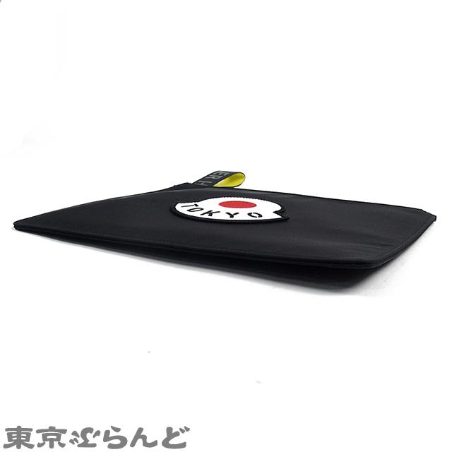 極美品‼️MONCLER モンクレール クラッチバッグ 化粧ポーチ ブラック黒 MONCLER（モンクレール） ハウス オブ ジーニアス 東京限定 ブラック
