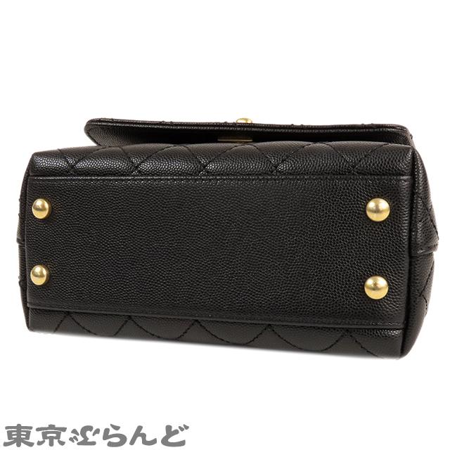 CHANEL（シャネル） ココハンドル XXS ブラック キャビアスキン