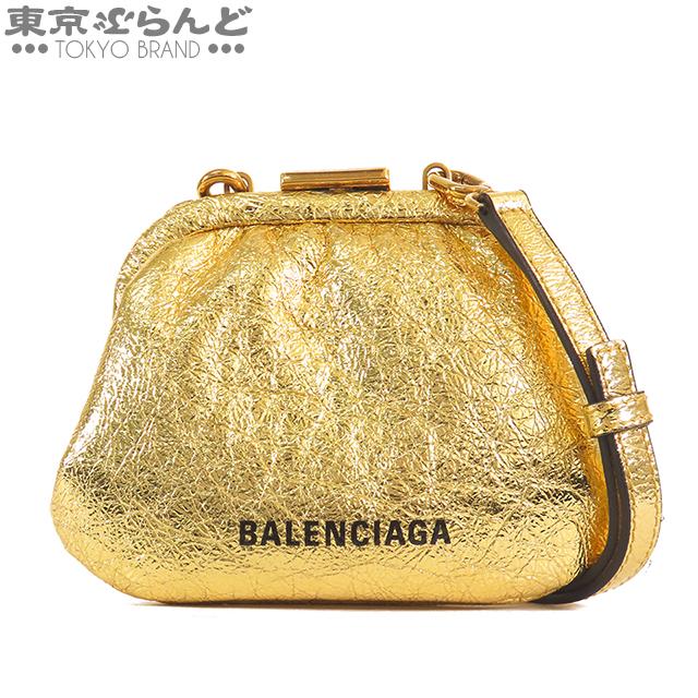 BALENCIAGA（バレンシアガ） クラウド ライン コインパース ゴールド