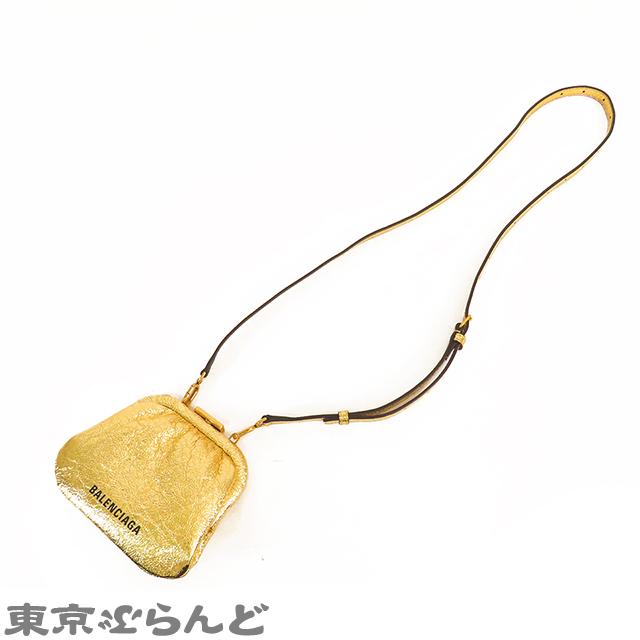 BALENCIAGA（バレンシアガ） クラウド ライン コインパース ゴールド 