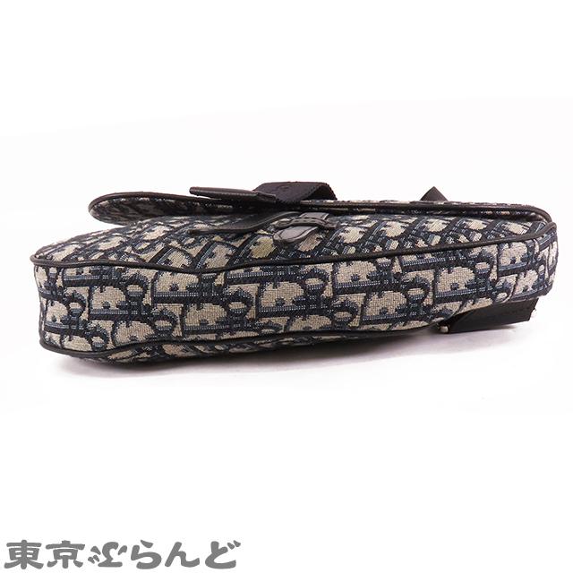 ディオール Dior サドル バッグ ブラック ベージュ キャンバス