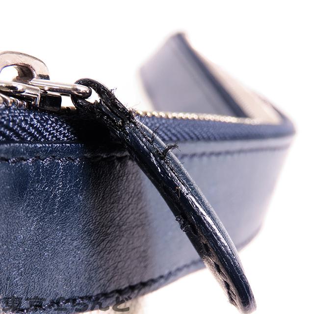 BALENCIAGA（バレンシアガ） ネイビークリップ M 420407 ナチュラルx