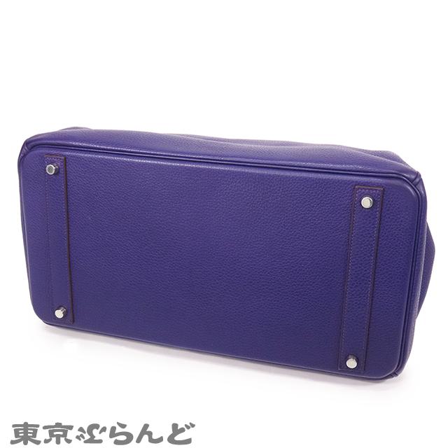 HERMES（エルメス） バーキン 40 □N刻印 紫 アイリス シルバー金具