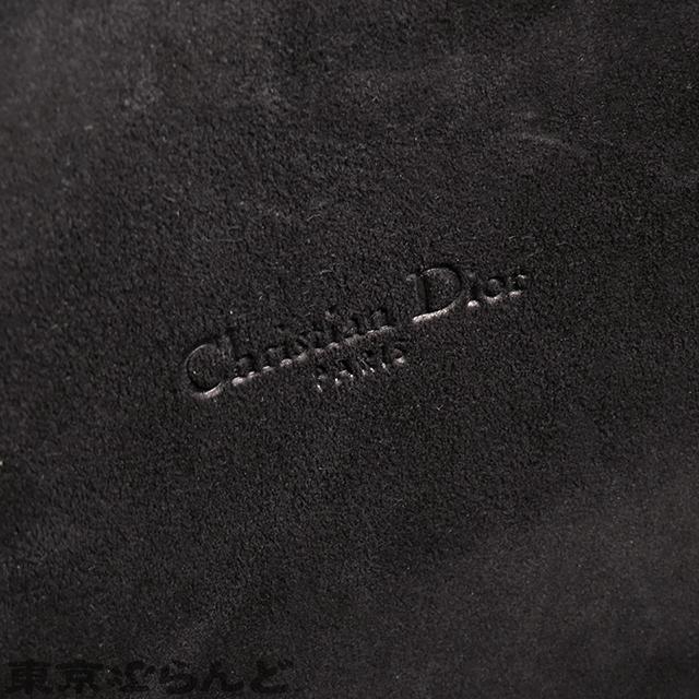 ディオール Dior カロ ダブルポーチ S7431UBAE ブラック ゴールド金具