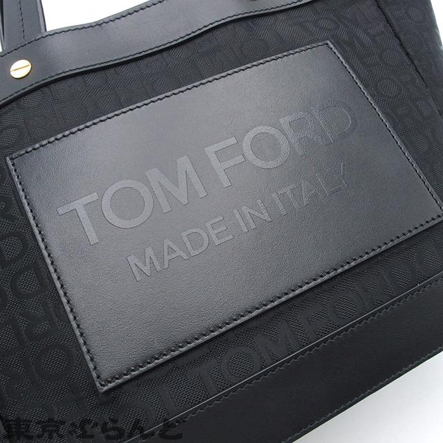 トムフォード TOM FORD ロゴ トートバッグ 2WAY ブラック レザー トムフォード TOM FORD ロゴ トートバッグ 2WAY ブラック レザー