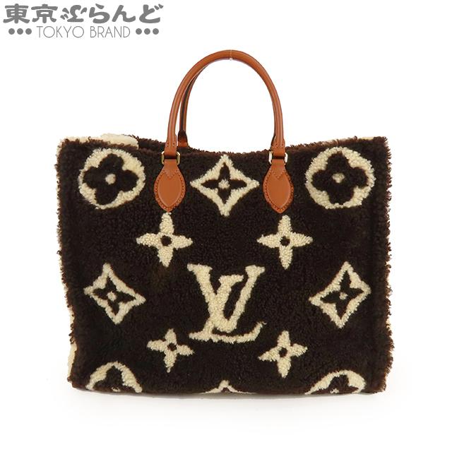 ルイヴィトン LOUIS VUITTON ハンドバッグ モノグラムテディ オンザゴーGM M55420 ブラウン LOUIS VUITTON（ルイ・ヴィトン） モノグラム テディ オンザゴーGM