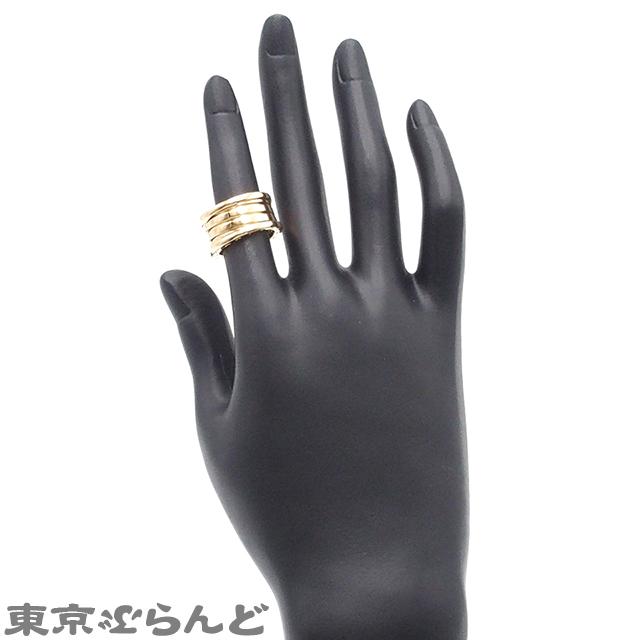 ブルガリ リング ビーゼロワン B-ZEEO1 3バンド 49号 K18YG ブルガリ BVLGARI ビーゼロワン B-zero1 3バンドリング イエロー