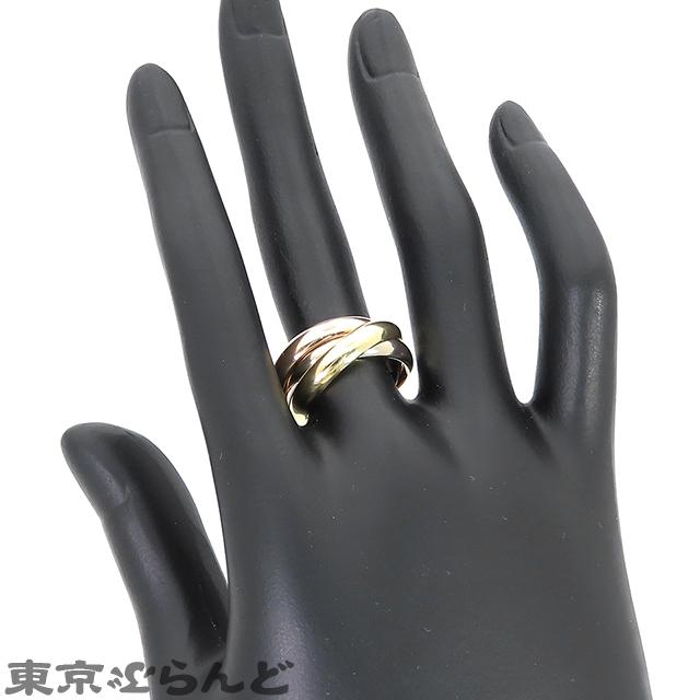 カルティエ CARTIER トリニティリング K18YG K18WG K18PG #52 11.5号相当 スリーカラーゴールド リング・指輪 レディース 仕上済 101711297｜tokyobrand｜06