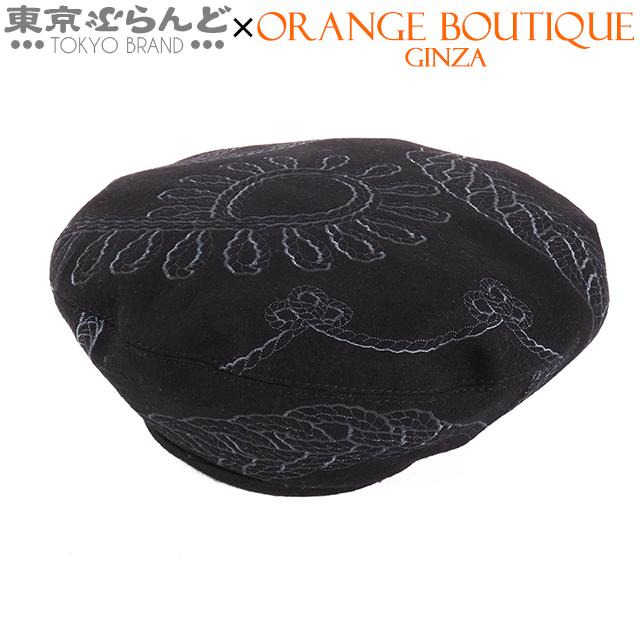 HERMES エルメス サントノーレキャップ HERMES（エルメス） サントノーレ・アン・フィネス 222039N ブラック