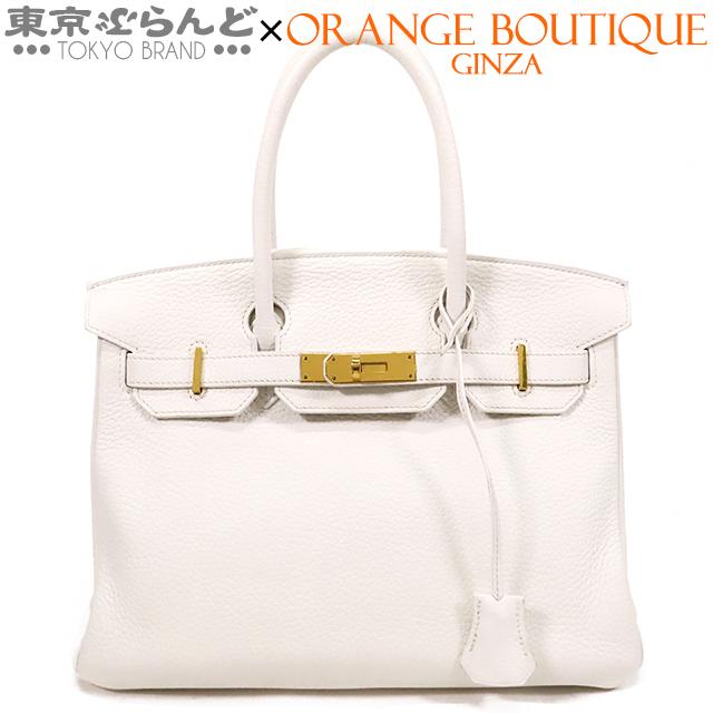 HERMES（エルメス） バーキン 30 □R刻印 ホワイト 白 ゴールド金具