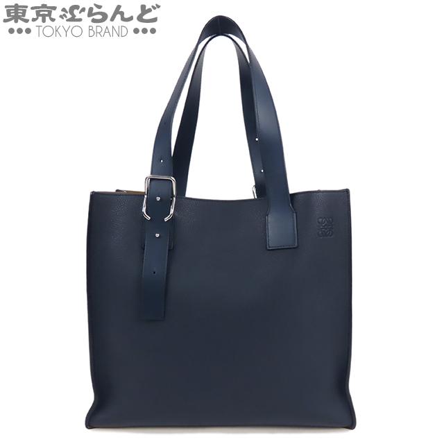 LOEWE ロエベ バックル トートバッグ B692L09X01 ネイビー LOEWE ロエベ バックル トートバッグ B692L09X01 ネイビー