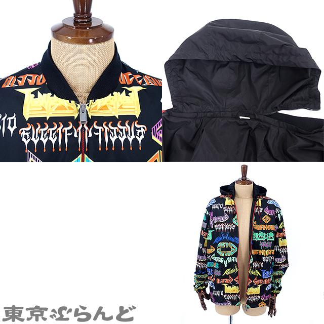 GUCCI グッチ ナイロンブルゾン メタルロゴ 総柄 546344 ZAAH3 GUCCI グッチ ナイロンブルゾン メタルロゴ 総柄 546344 ZAAH3