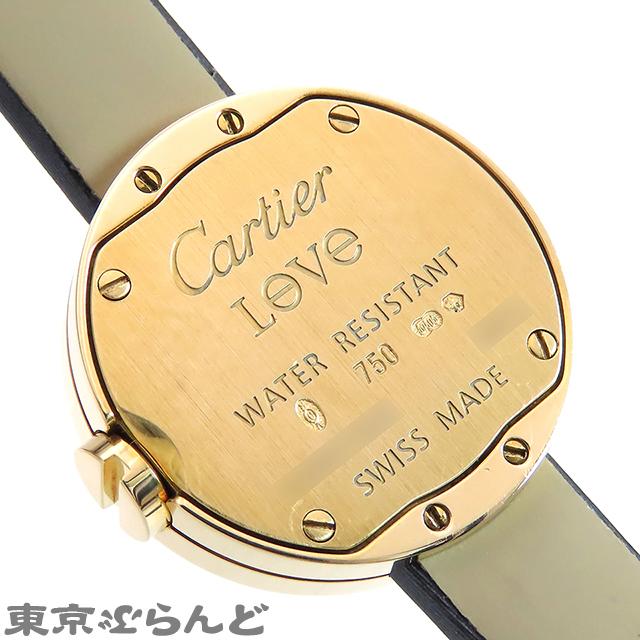 Cartier（カルティエ） ラブウォッチ WE800731 シルバー K18YG レザー