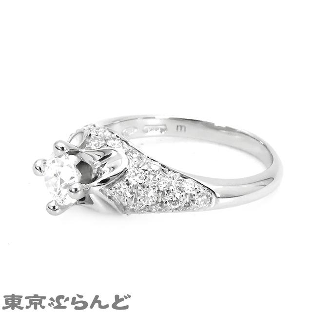 ブルガリ BVLGARI コロナ リング AN853605 Pt950 ダイヤモンド 0.40ct D IF 8号相当 プラチナ パヴェ リング・指輪 レディース 仕上済 101714385｜tokyobrand｜02