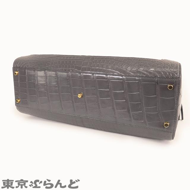 グッチ GUCCI ジャッキー1961 ラージトートバッグ 649015 グレー クロコダイル 2WAY ショルダーバッグ レディース 101715257｜tokyobrand｜03