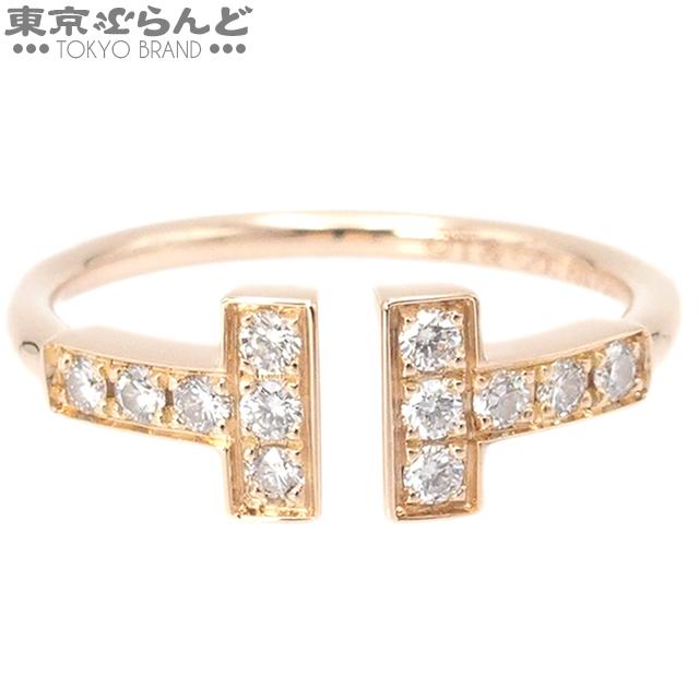 ティファニー TIFFANY&Co. Tワイヤー リング ピンクゴールド K18PG 