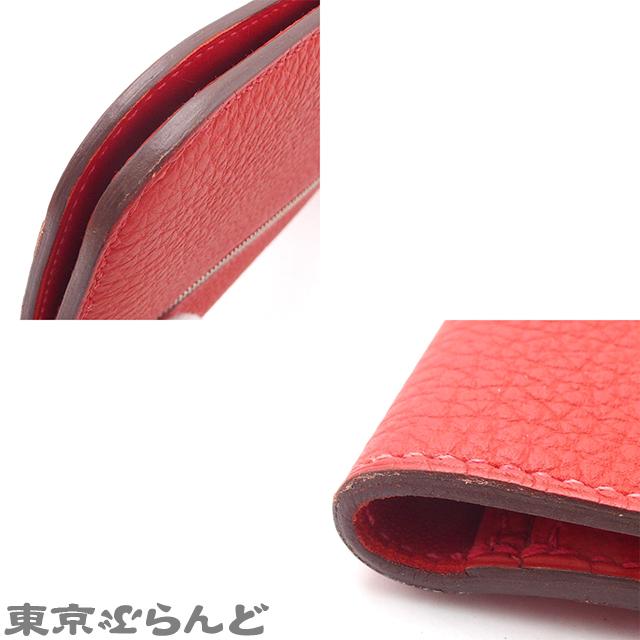 HERMES（エルメス） ドゴン ロング □Q刻印 ヴァーミリオン シルバー