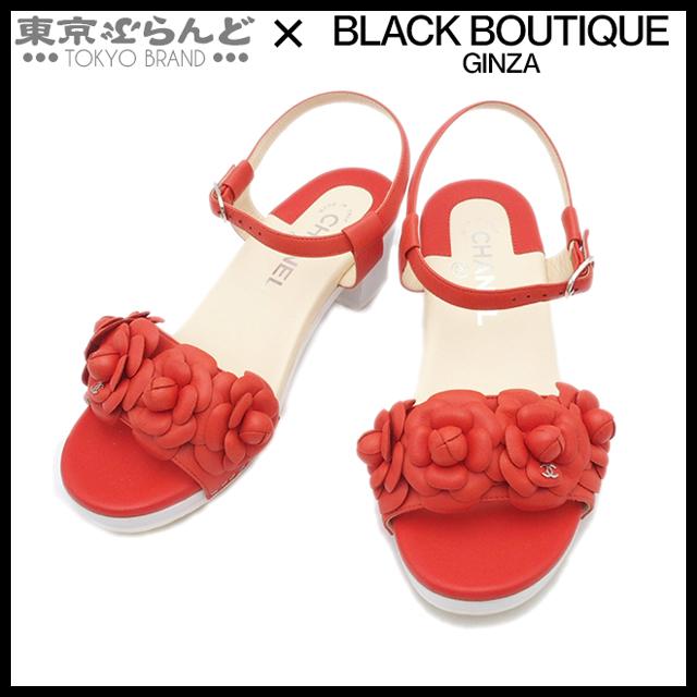 シャネル CHANEL カメリアサンダル