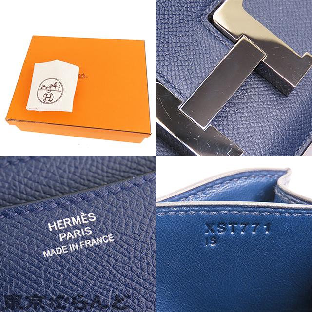 HERMES（エルメス） コンスタンス 3 ミニ X刻印 ブルーサフィール 