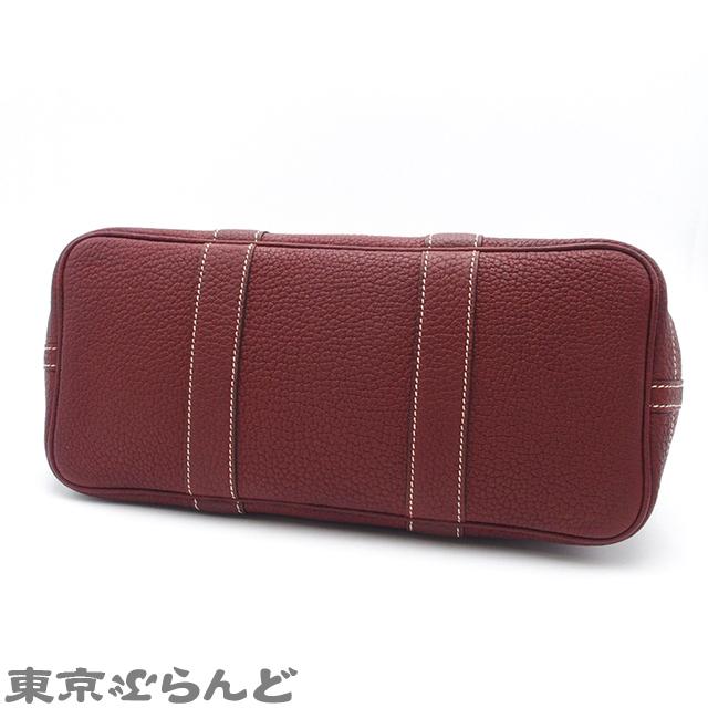 エルメス HERMES ガーデンパーティ TPM □P刻印 ルージュアッシュ シルバー金具 ネゴンダ トートバッグ レディース 101717539｜tokyobrand｜03