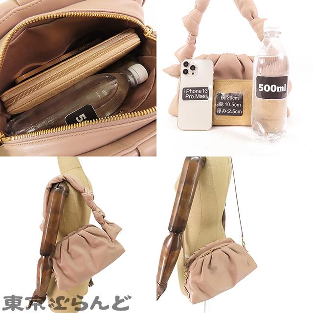 ミュウミュウ MIUMIU 2WAY セミショルダーバッグ 5BF102 CAMMEO ラムスキン ショルダーバッグ レディース 101717878｜tokyobrand｜09