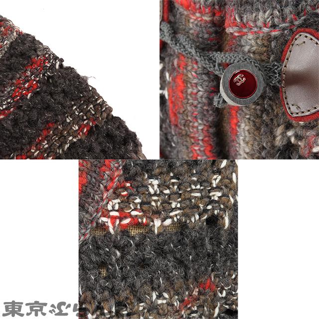CHANEL シャネル ココマークトグルボタン ダッフル ニット