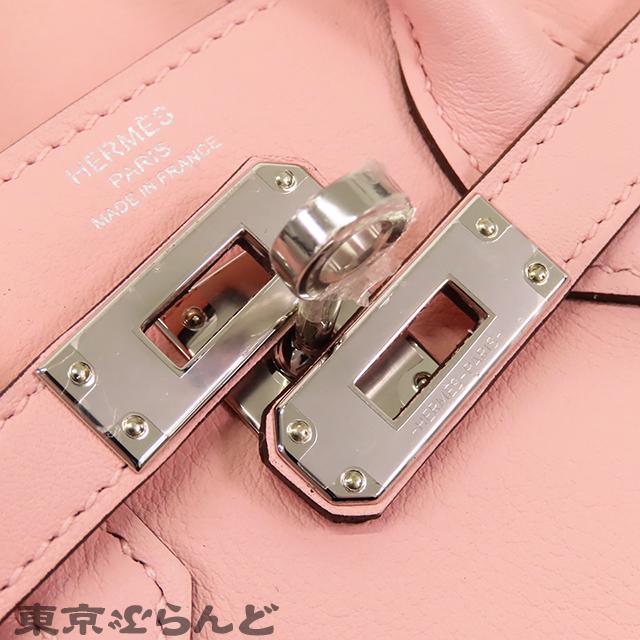 HERMES エルメス バーキン 25 B刻印 ローズサクラ シルバー金具