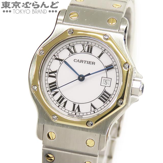 Cartier（カルティエ） サントス オクタゴン LM 81037288 ホワイト SS