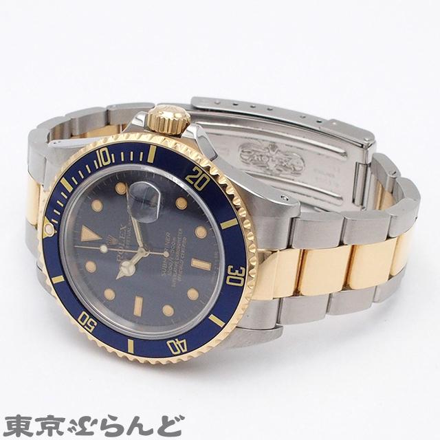 コンビ ロレックス 青サブ ROLEX ロレックス サブマリーナー デイト