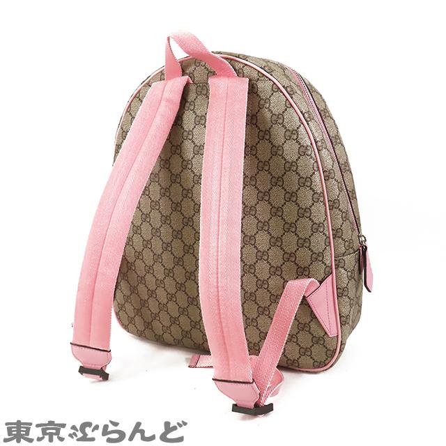 GUCCI（グッチ） チルドレンズ 433578 ベージュxピンク GGスプリーム