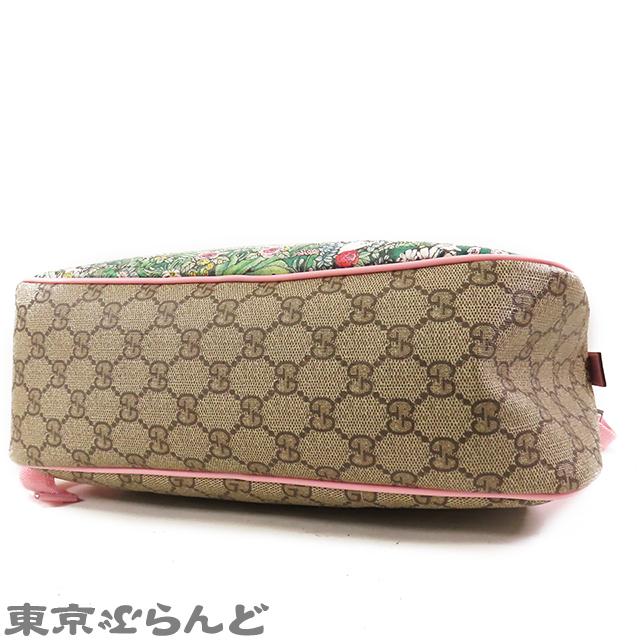 GUCCI（グッチ） チルドレンズ 433578 ベージュxピンク GGスプリーム