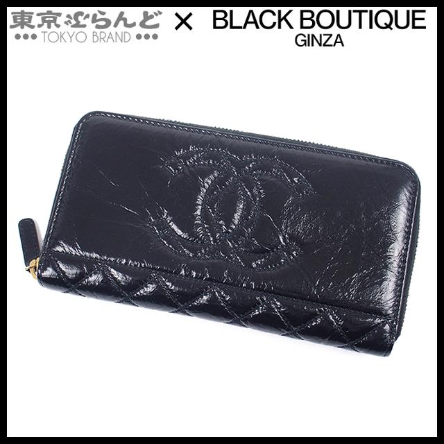 CHANEL（シャネル） ステッチ マトラッセ ラウンドファスナー