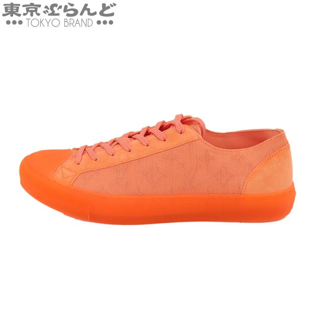 ルイヴィトン タトゥーライン モノグラム スニーカー オレンジ 5.5 LOUIS VUITTON（ルイ・ヴィトン） タトゥーライン ローカット