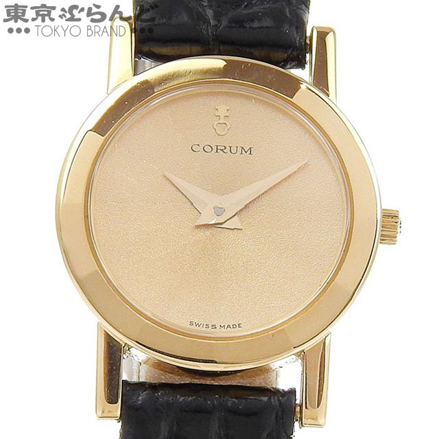 CORUM（コルム） オリンポス 金無垢 30.127.56 ゴールド K18YG レザー