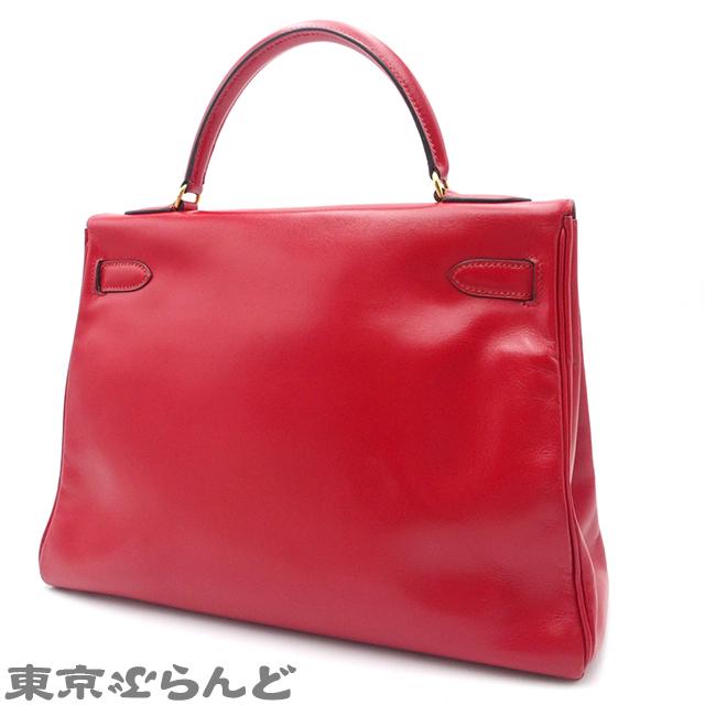 HERMES（エルメス） ケリー32 内縫い ○S刻印 ルージュヴィフ 赤