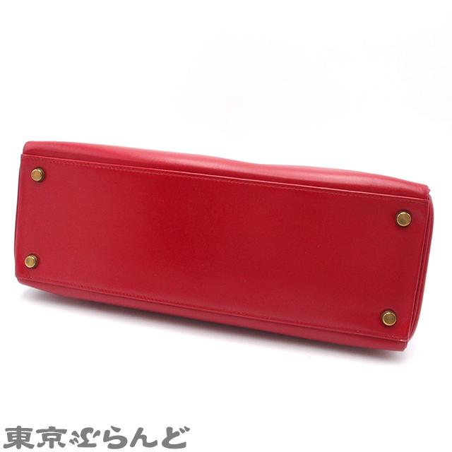HERMES（エルメス） ケリー32 内縫い ○S刻印 ルージュヴィフ 赤